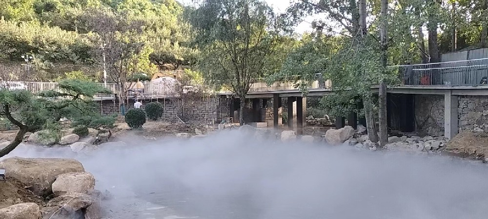 財正環保霧森景觀方案助力山（shān）東泰安景區打造優美環境